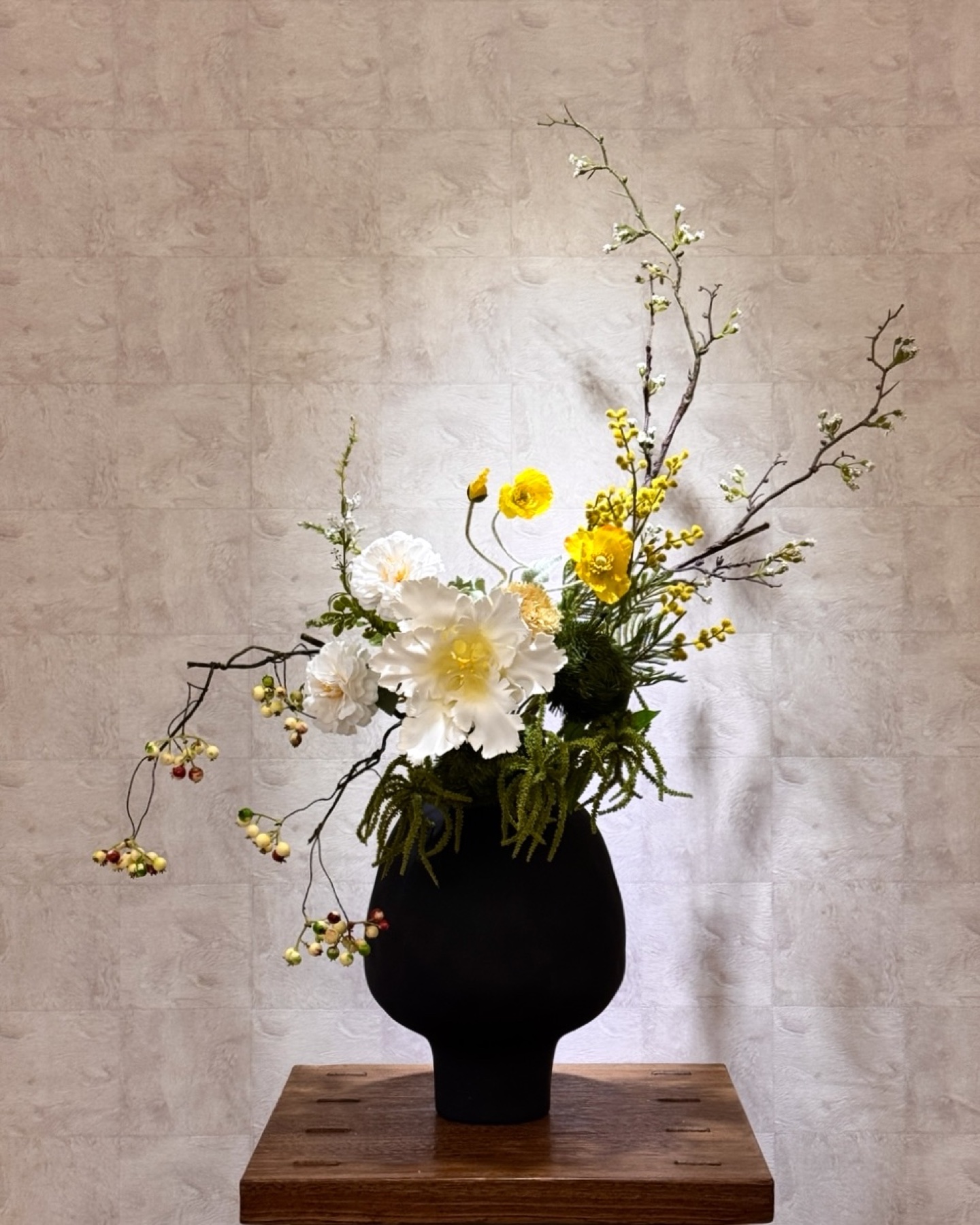 枝影初光花藝作品